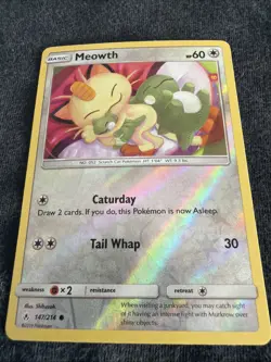 Meowth 147/214 Sm-Unbroken Bonds Reverse Holo Pokemon - Image 1