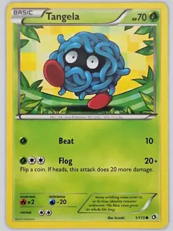 Tangela 1/113 Pokemon - Black and White Legendary Treasures MP - Image 1