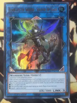 Yugioh: Black Luster Soldier - Soldier Of Chaos MAMA-EN073 Ultra Rare 1st Ed NM - Image 1