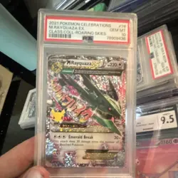 Pokemon M Rayquaza EX 76/108 Celebrations Classic Collection Holo PSA 10 Card - Image 1