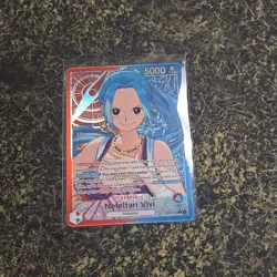 Bandai One Piece Card Game Nefeltari Vivi EB05-008 Leader Foil 5000 Power - Image 1