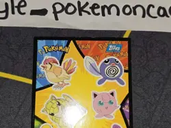Pokemon Topps Sticker Card #14 (Pidgeotto, Poliwag, Sandshrew, etc.) VLP - Image 3