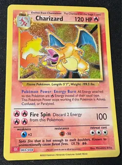 Charizard 003/034 Trading Card Game Classic Holo - Image 1