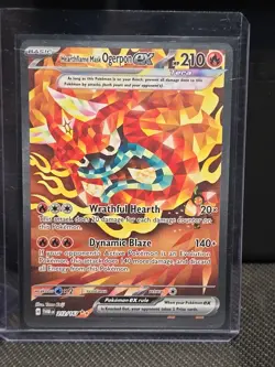 Hearthflame Mask Ogerpon EX Card, Pokemon, Near Mint, Twilight Masquerade Set - Image 1