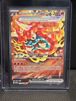 Hearthflame Mask Ogerpon EX Card, Pokemon, Near Mint, Twilight Masquerade Set - Image 2
