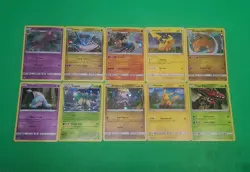 Pokemon 10 Card Swirl's Holo Promo Lot X10 Near Mint Pikachu, Latios, Dragonite - Image 3