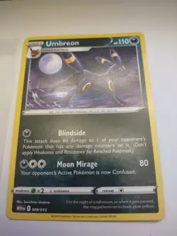 Umbreon Promo McDonald's Promos 2024 009/015 NM Pokemon Card - Image 1