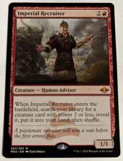 1x Imperial Recruiter Regular NM MH2 281 Modern Horizons 2 MTG Magic The Gather - Image 1