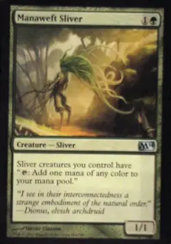 Manaweft Sliver - Magic 2014 (M14): #184, Magic: The Gathering Nm C264 - Image 1