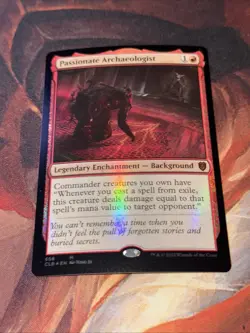 Passionate Archaeologist X1 Mtg Baldur’s Gate Nm Foil - Image 1