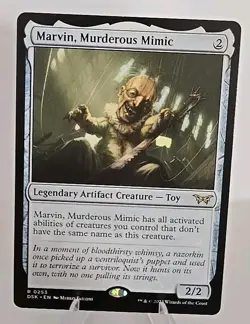 Marvin, Murderous Mimic MTG Duskmourn: House of Horror Regular - Image 1