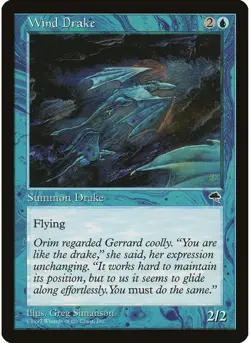 Wind Drake 105 MTG NM 2x - Tempest - Image 1