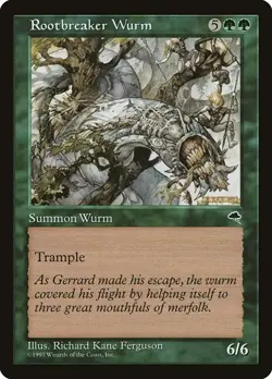 Rootbreaker Wurm 251 MTG NM - Tempest - Image 1