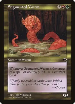 Segmented Wurm 269 MTG NM - Tempest - Image 1