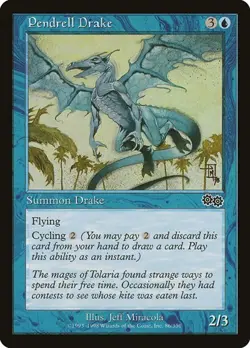 Pendrell Drake 86 MTG NM - Urza's Saga - Image 1