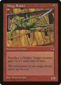Mogg Raider 191 MTG NM - Tempest - Image 1