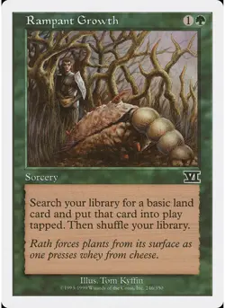Rampant Growth 246 Classic Sixth Edition Magic the Gathering NM - Image 1