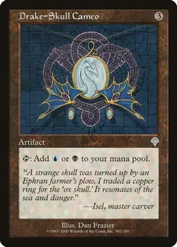 Drake-Skull Cameo 302 MTG NM - Invasion - Image 1