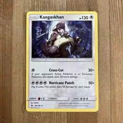 Pokemon TCG Kangaskhan Sun & Moon Base Set 99/149 Non Holo Rare VLP - Image 1