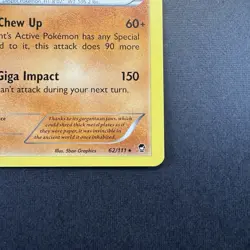 Pokemon TCG Tyrantrum 62/111 Regular Non Holo Rare XY Furious Fists 2014 NM - Image 5