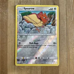 Pokemon TCG Spearow Sun & Moon Base Set 97/149 Reverse Holo Common NM - Image 1