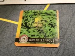 Artbox Pokemon Action Flipz Premier Edition #04 (Bellsprout & Weepinbell) LP*** - Image 3