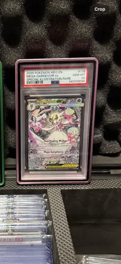 2025 POKEMON MEG EN-MEGA EVOLUTION 178 MEGA GARDEVOIR EX SIR GEM MINT 10 - Image 1