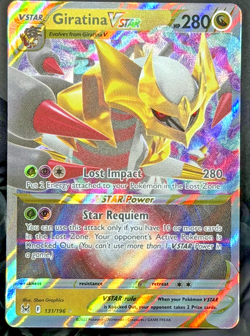 2022 TCG Pokemon #131 Giratina VSTAR 131/196 Holo Lost Origin - Image 2