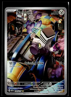 2023 TCG Pokemon #206 Varoom 206/197 Holo Illustration Rare Obsidian Flames - Image 1