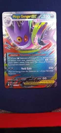 Pokemon TCG Mega Gengar Ex - ME02: Phantasmal Flames 56/94 Double Rare NM - Image 1