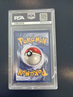 1999 POKEMON FOSSIL 1ST ED #4 DRAGONITE-HOLO PSA 8 - Image 2