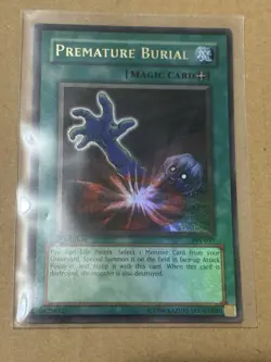 Yu-Gi-Oh TCG Premature Burial PSV-037 NM Ultra Rare 1st Edition - Image 1