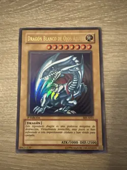 YUGIOH BLUE-EYES WHITE DRAGON BIK-S001 1st ULTRA HP SPANISH - Image 1