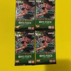 Legacy of The Master One Piece 4 Packs English TCG Factory Sealed - Image 1