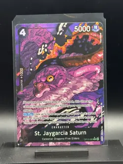 St Jaygarcia Saturn (Alternate Art) OP13-083 Carrying On His Will Foil One Piece - Image 1