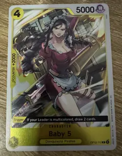 4 x One Piece TCG OP12-112 Rare (R) Baby 5 NM English (Playset) - Image 2