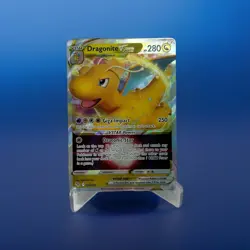 Pokemon Dragonite VSTAR 050/078 Ultra Rare Full Art Holo Pokemon GO TCG Card - Image 1