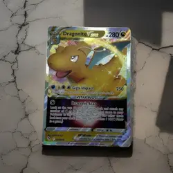 Pokemon Dragonite VSTAR 050/078 Ultra Rare Full Art Holo Pokemon GO TCG Card - Image 2