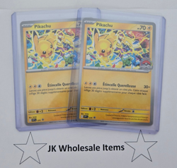 POKEMON WORLD CHAMPIONSHIPS 2025 PIKACHU FRENCH PROMO CARD 225 BLACK STAR SEALED - Image 1
