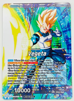 SSG Vegeta Crimson Warrior P-360 Leader Foil Dragon Ball Super Card Game | NM - Image 2