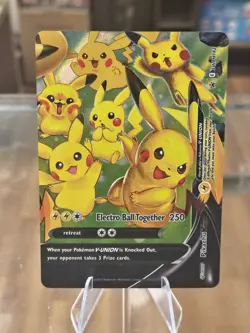 Pikachu V-Union - SWSH: Sword & Shield Promo Cards SWSH142 Pokemon TCG Free Ship - Image 1