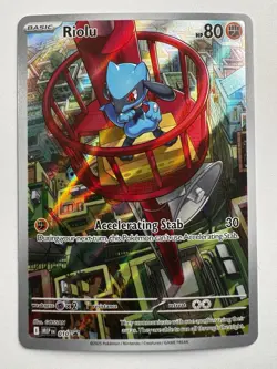 Riolu 010 ME01 Mega Evolution Promo Holo – 2025 Pokemon TCG ETB Card Exclusive - Image 1