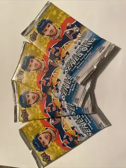 4 X 2024-25 Upper Deck Series 1 Hockey Gravity Feed Pack, 16 Cards Total - Image 2