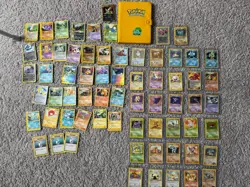 Vintage Pokemon Card Mega Lot – 10+ Holos, 1st Edition, Neo & EX Era, Binder - Image 1