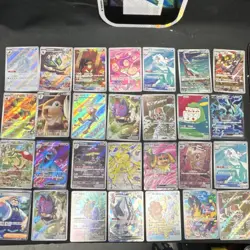 Pokemon Korean TCG full art 28 Card Lot holo - Image 1