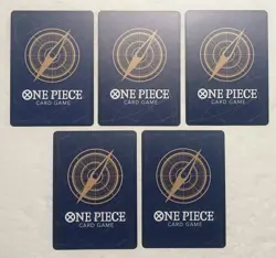 Lot of 5 Japanese ONE PIECE Cardgame Super Rare Card Set TCG - Image 2