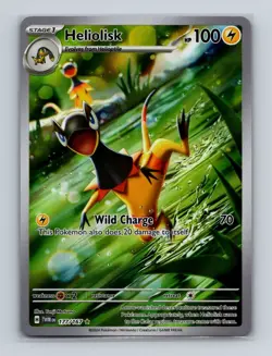 Heliolisk 177 2024 Pokemon Twilight Masquerade Illustration Rare Card NM+ - Image 1