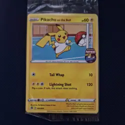 Pikachu on the Ball 001/005 Pokemon Card Sealed Promo Fultsal UK Exclusive #2 - Image 1