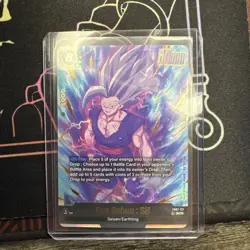 Bandai Dragon Ball Super Card Game Son Gohan SH FB07-121 Foil SCR Battle - Image 1