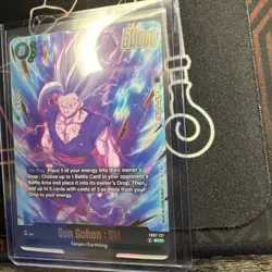 Bandai Dragon Ball Super Card Game Son Gohan SH FB07-121 Foil SCR Battle - Image 2